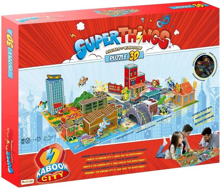 Puzzle 3D Super Things  Kaboom City Magibox
