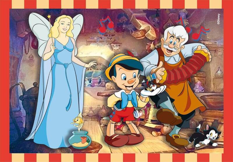 Puzzle 4w1 Super Kolor Disney Classic Clementoni