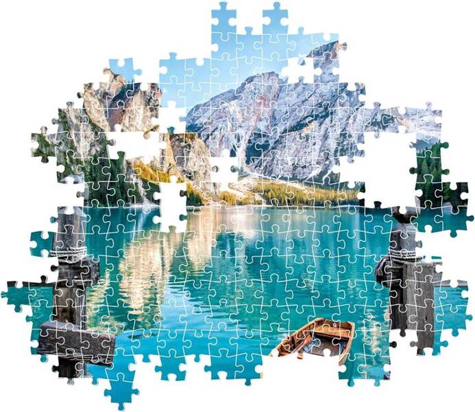 Puzzle 500 Compact Braies Lake Clementoni