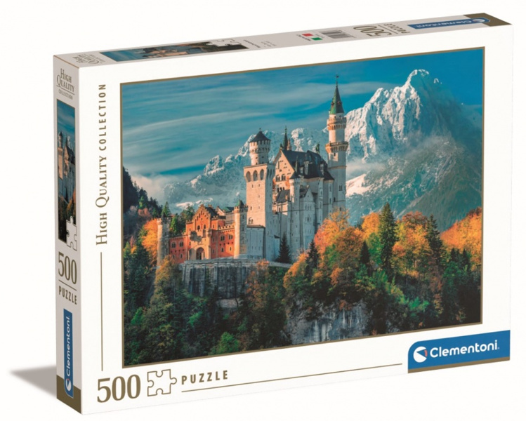 Puzzle 500 Zamek Neuschwanstein Clementoni