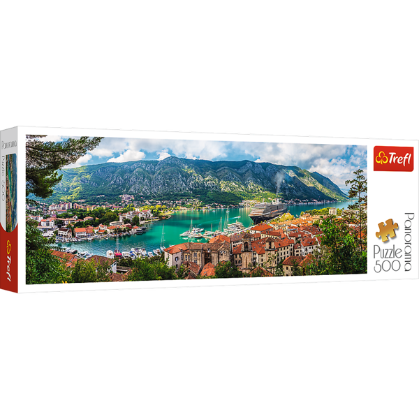 Puzzle 500 el. Panorama Kotor, Czarnogóra Trefl