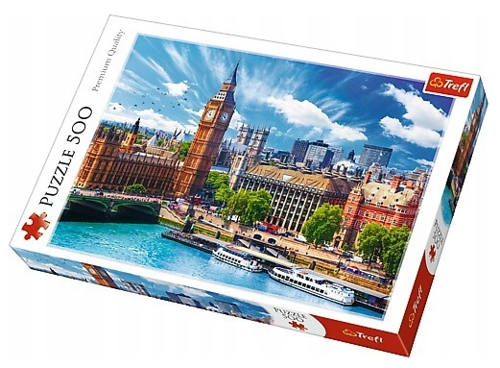 Puzzle 500 el. Słoneczny Londyn Big Ben Trefl