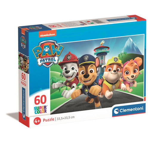 Puzzle 60 Super Color Psi Patrol Clementoni 26114