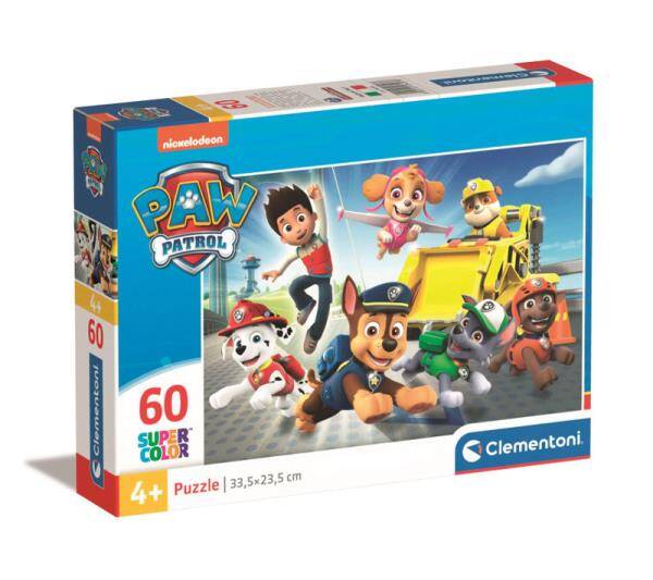 Puzzle 60 Super Color Psi Patrol Clementoni