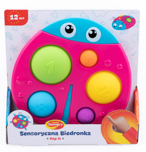 Sensoryczna Biedronka POP IT Dumel Discovery