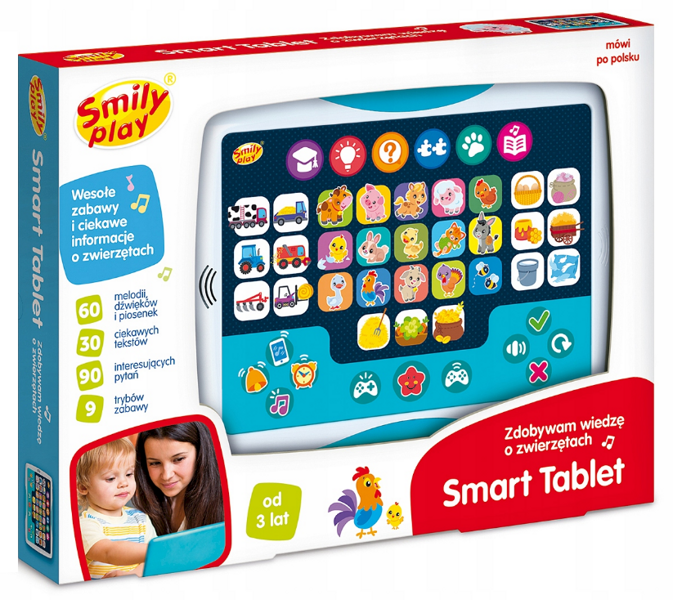 Smart Tablet zdobywam wiedzę o zwierzętach Smily