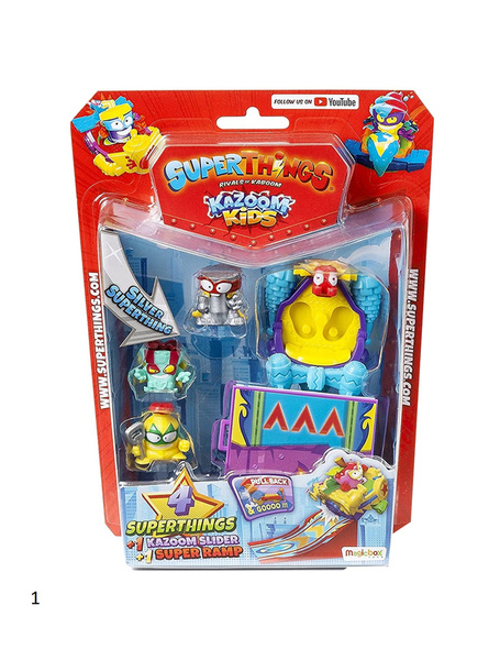 SuperThings Kazoom Kids Blister 4 Kazoom Sliders