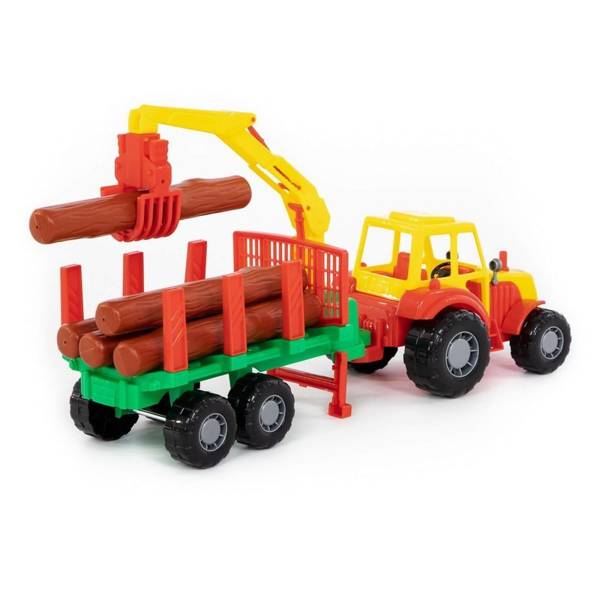 Traktor Majster do przewozu drewna 35295 2 kolory