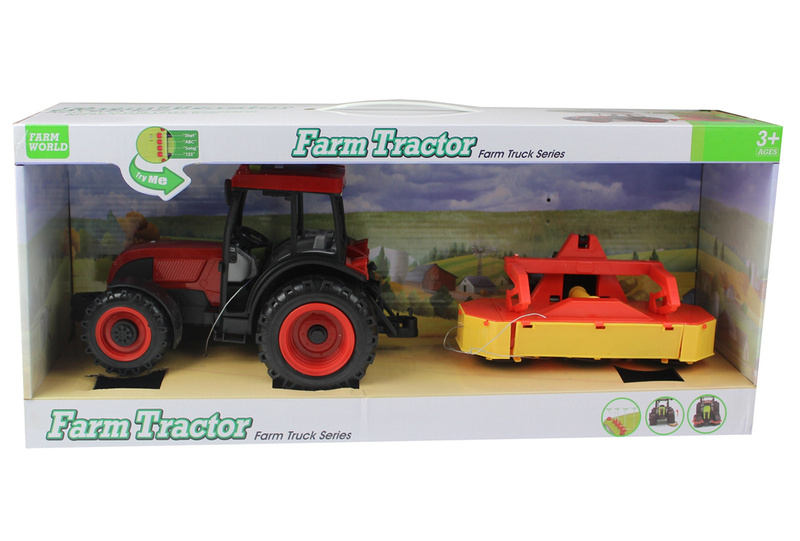 Traktor z maszyną rolniczą - agregat siewnik