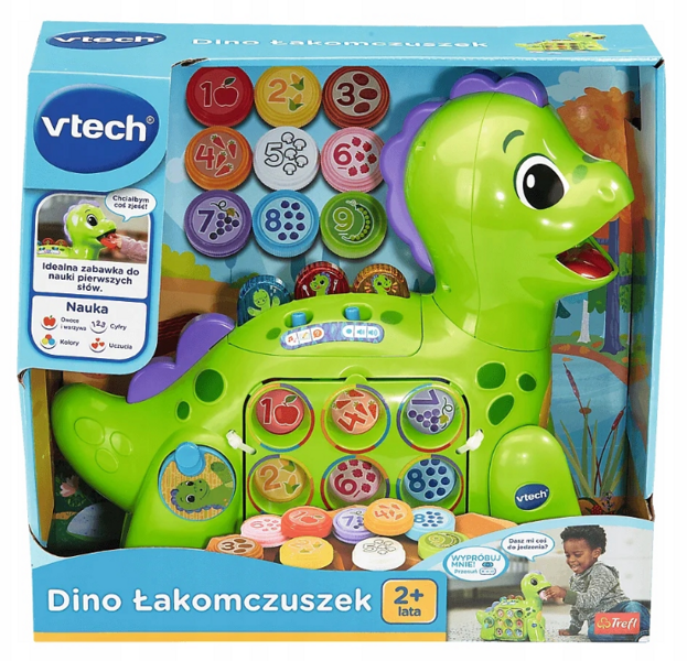 VTech Dino Łakomczuszek interaktywny edukacyjny