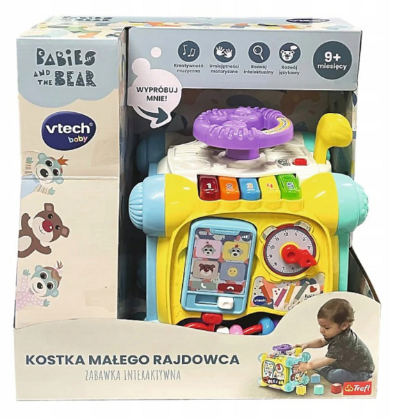 VTech Kostka Małego Rajdowca Bobaski i Miś