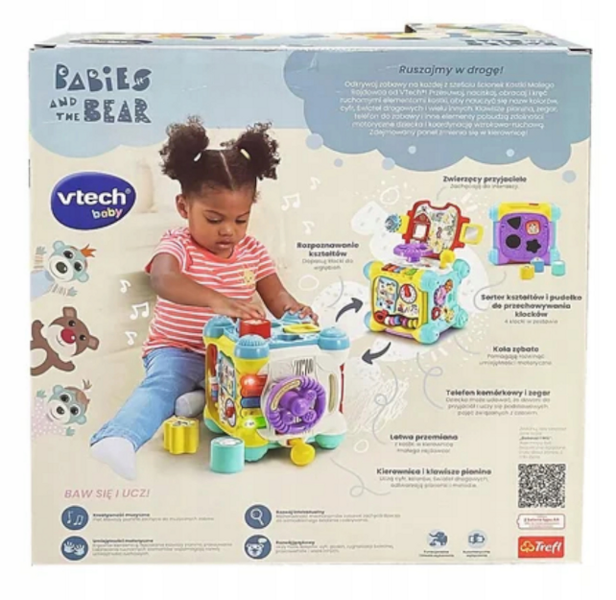 VTech Kostka Małego Rajdowca Bobaski i Miś