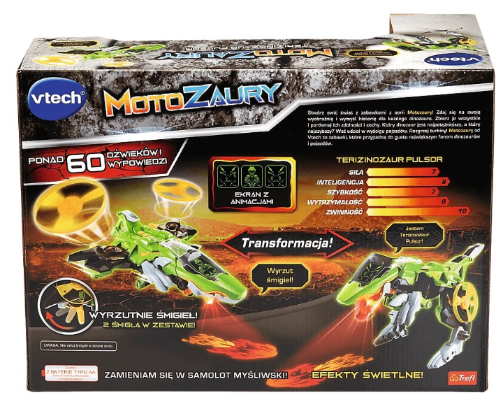 VTech Motozaury - Terizinozaur Pulsor XL Samolot