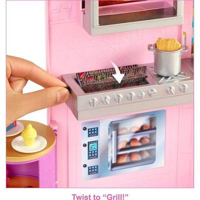 Barbie restauracja z grillem zestaw GXY72 Mattel