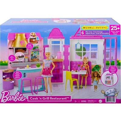 Barbie restauracja z grillem zestaw GXY72 Mattel