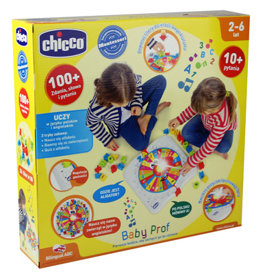 Chicco Baby Prof Alfabet sorter klocków Montessori