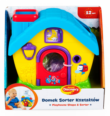 Domek z klockami Sorter kształtów Dumel Discovery