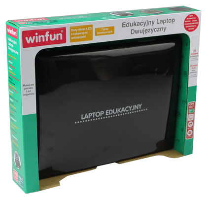 Edukacyjny Laptop dwujęzyczny dla dzieci Winfun