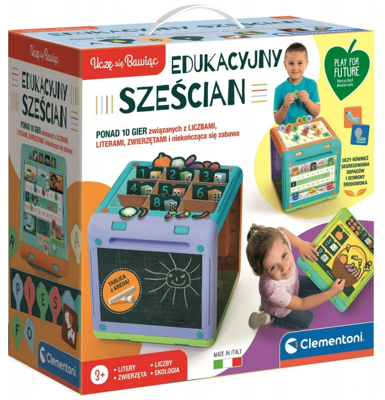 Edukacyjny Sześcian Kostka edukacyjna 10 Gier