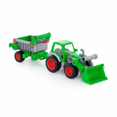 Farmer Technik Traktor ładowarka z przyczepą 8718