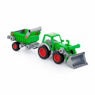 Farmer Technik Traktor ładowarka z przyczepą 8718