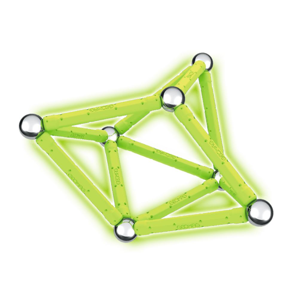 GEOMAG Glow 30 el. Klocki magnetyczne świecące