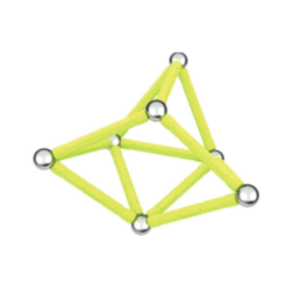 GEOMAG Glow 30 el. Klocki magnetyczne świecące