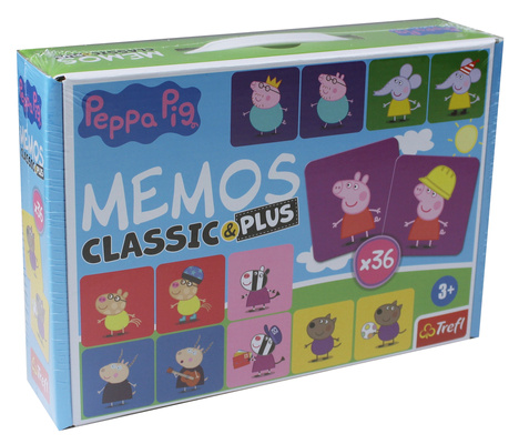 Gra Memos Classic Plus Świnka Peppa Trefl