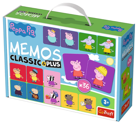 Gra Memos Classic Plus Świnka Peppa Trefl