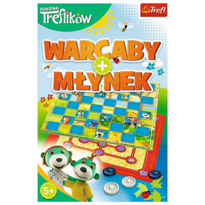 Gra Warcaby / Młynek Rodzina Treflikow Trefl 01920