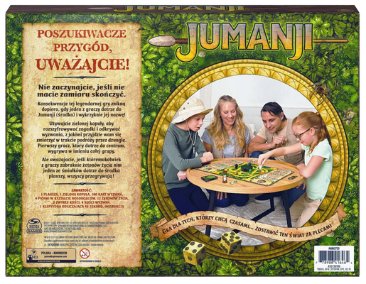 Gra planszowa przygodowa Jumanji Spin Master