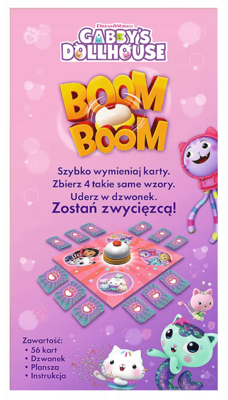 Gra rodzinna Boom Boom Koci Domek Gabi Trefl