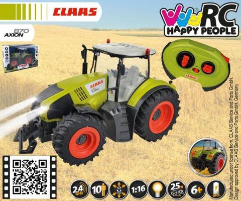 HP 34424 Traktor Claas Axion 870 RC skala 1:16