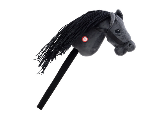 Hobby Horse Pluszowa Głowa Konia na kiju - czarny