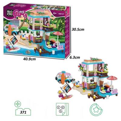 Klocki Blocki MyGirls Domek na plaży KBO127 371 el