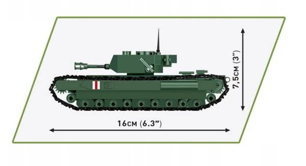 Klocki COBI HC WWII 2717 Churchill Mk.IV 315 el.