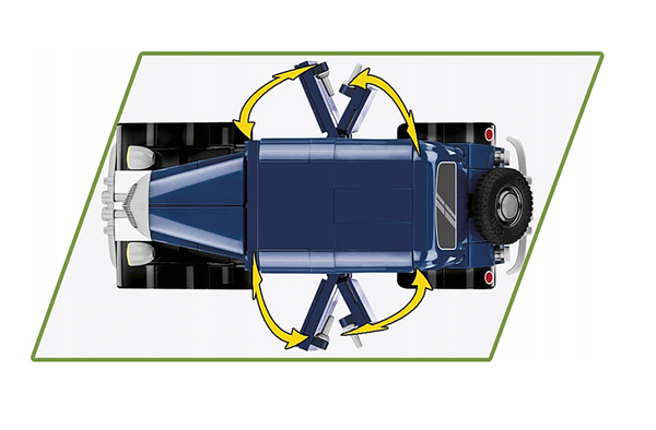 Klocki Cobi 2263 Citroen Traction 7A 