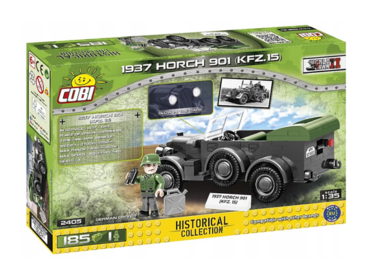 Klocki Cobi 2405 1937 HORCH 901 (KFZ.15) 