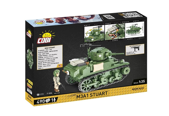 Klocki Cobi 3048 Company of Heroes 3: M3A1 Stuart