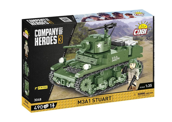 Klocki Cobi 3048 Company of Heroes 3: M3A1 Stuart