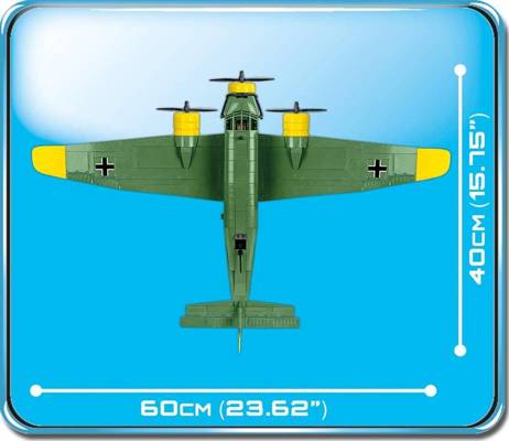 Klocki Cobi 5710 Samolot JUNKERS JU 52/3M 548 el.