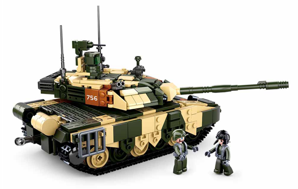 Klocki Sluban Army Model Bricks 758 el czołg