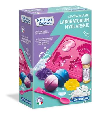 Laboratorium mydlarskie Naukowa zabawa Clementoni