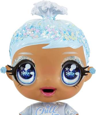 Lalka Glitter Babyz brokatowa January Snowflakes