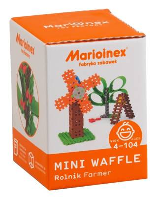 MARIOINEX Klocki Waffle Mini 57 szt. Rolnik Mały 