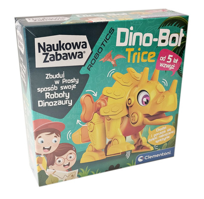 Naukowa zabawa Dino-Bot Triceratops Clementoni