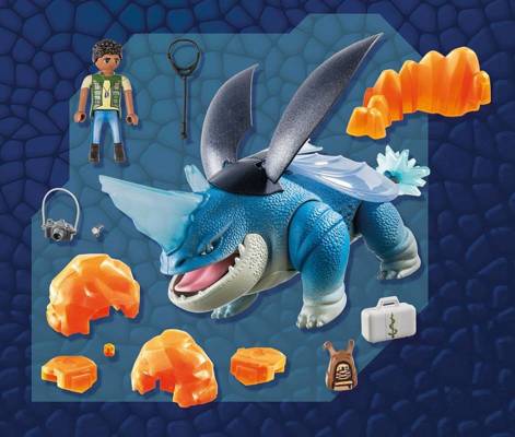 Playmobil 71082 Dragons Dziewięć Świataow Plowhorn