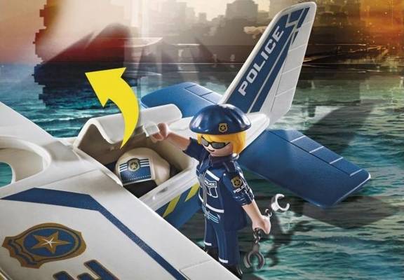 Playmobil Policyjny samolot wodny Pościg 70779