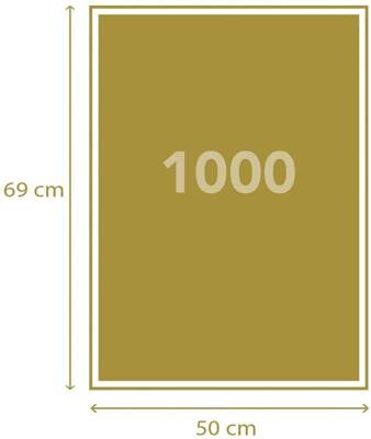 Puzzle 1000 HQ Bibliodame 39603 Clementoni