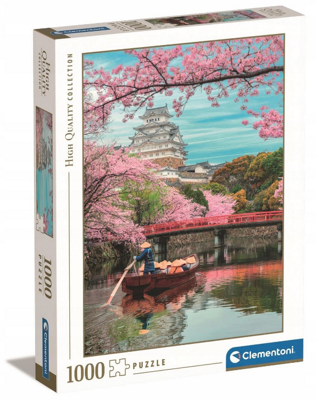 Puzzle 1000 HQ Himeji Castle in spring Clementoni